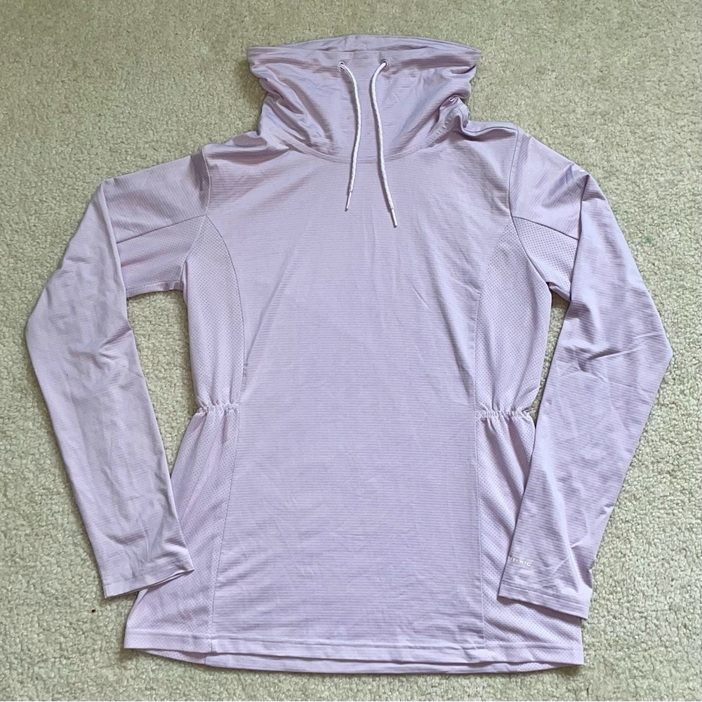 Columbia Women’s Lavender Funnel Neck Sports Pullover- Sweat Proof